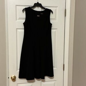R&M Richards Classic Black Midi Dress